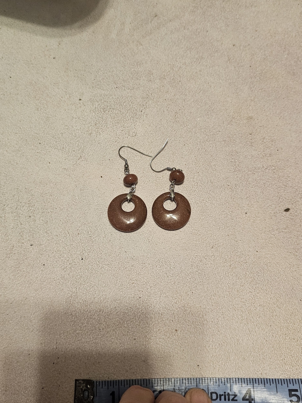 Brown Dangle Earrings